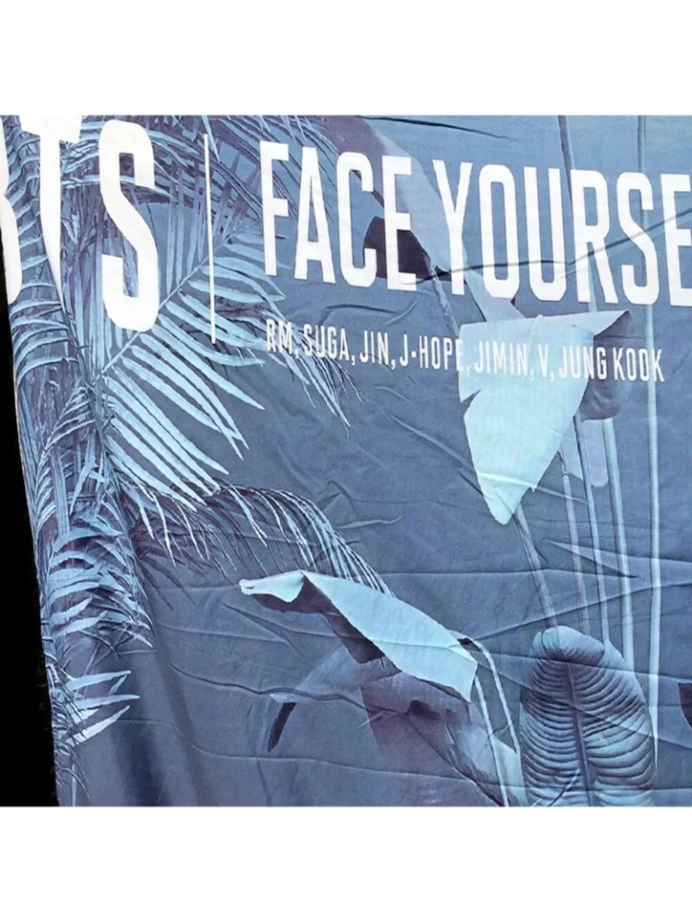 BTS Face Yourself Duvet Cover Twin KPop Bangtan Boys Bed Blanket World Tour Band